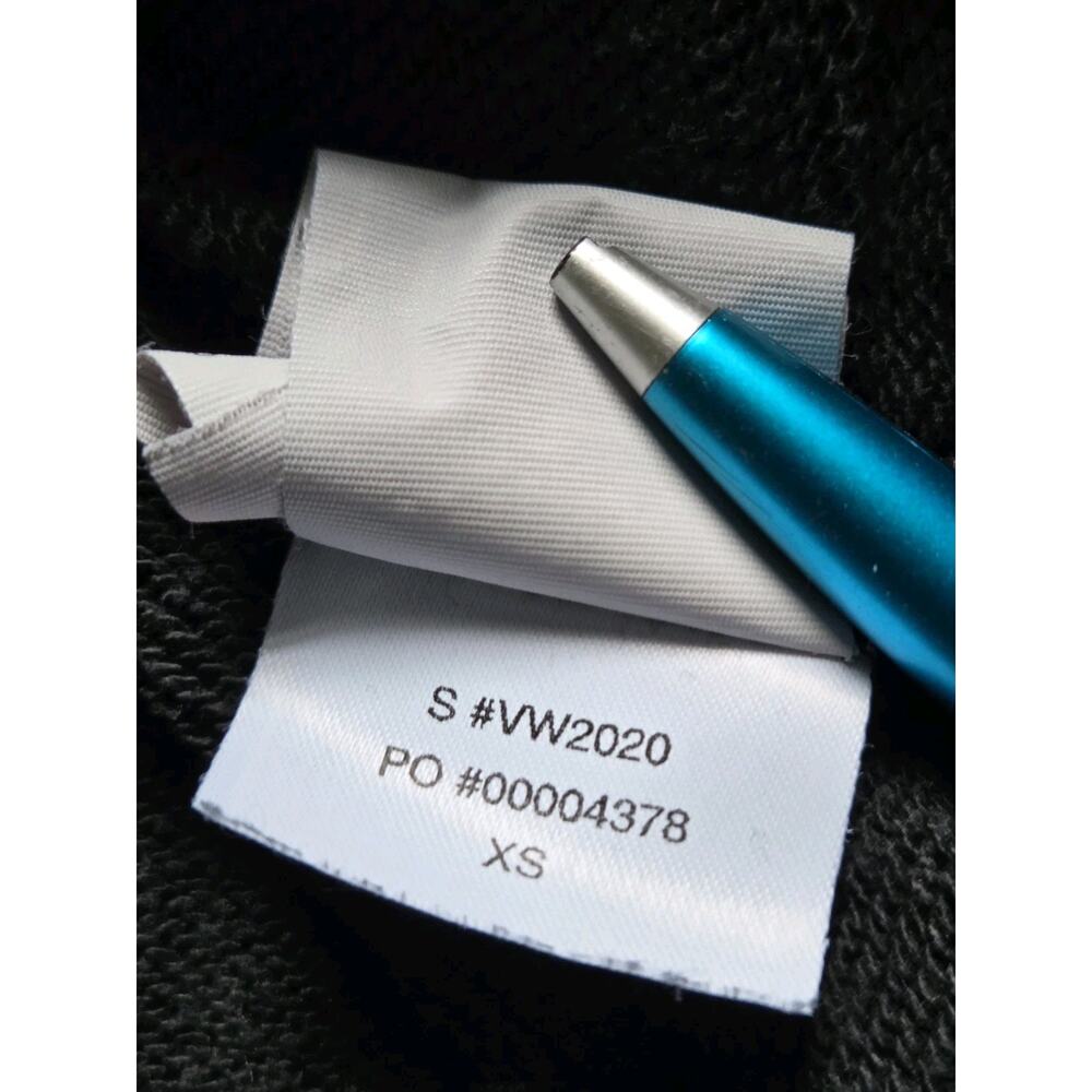 Vuori Sedona Sport Crew Cropped Terry Sweatshirt Women's XS Black Elastic Hem - Picture 6 of 9